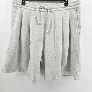 Kith Grey Pleated Sweat Shorts – Size L – NWT Drawstring Fleece Athletic Short